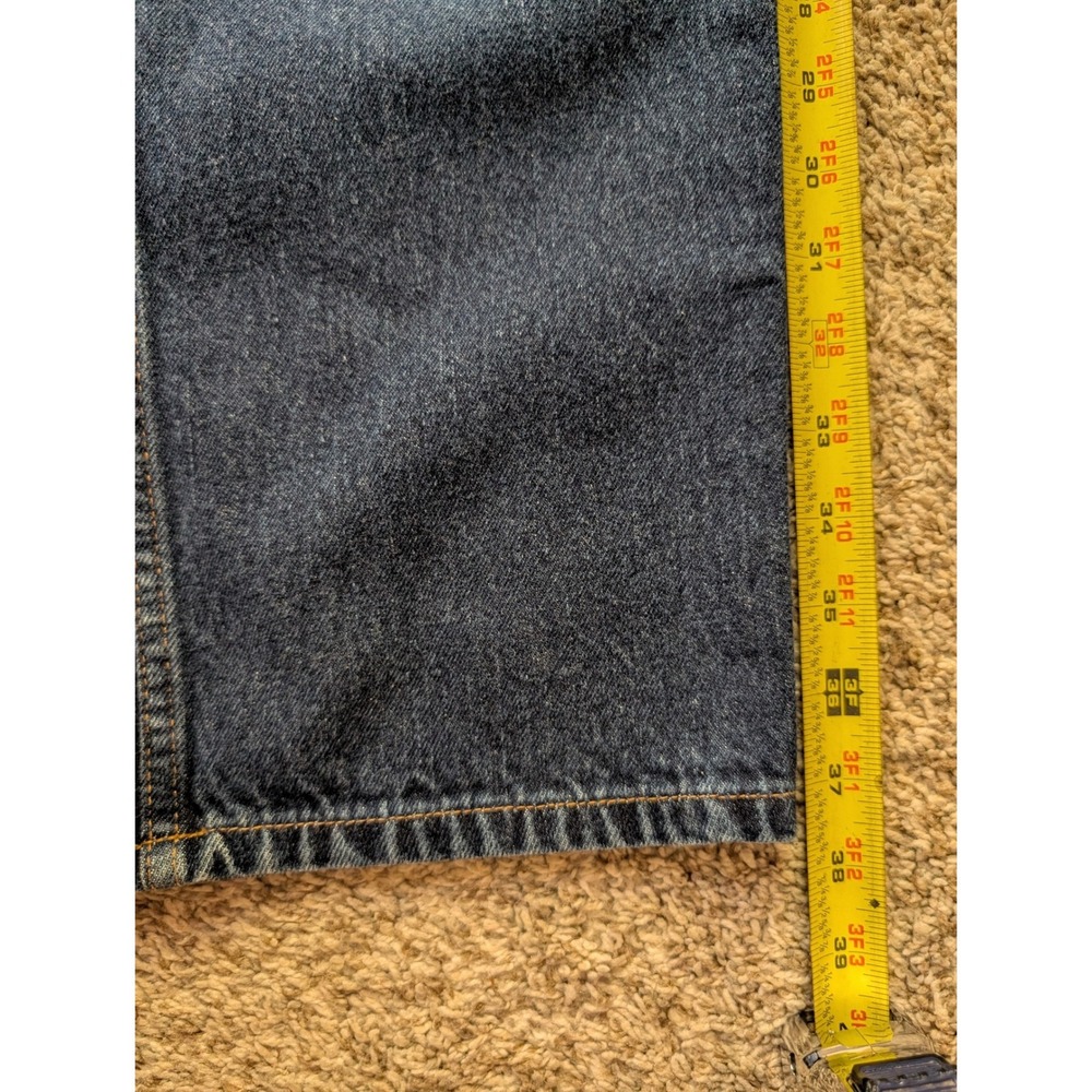LL Bean Relaxed Fit Jeans Womens 12 P Blue Excellent Comfort Waist Vintage - Picture 7 of 9